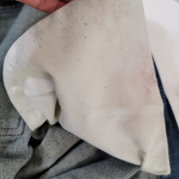 G George Jeans Mens Size 38 x 32 Athletic Distressed Denim Stretch Medium Wash - Picture 15 of 16